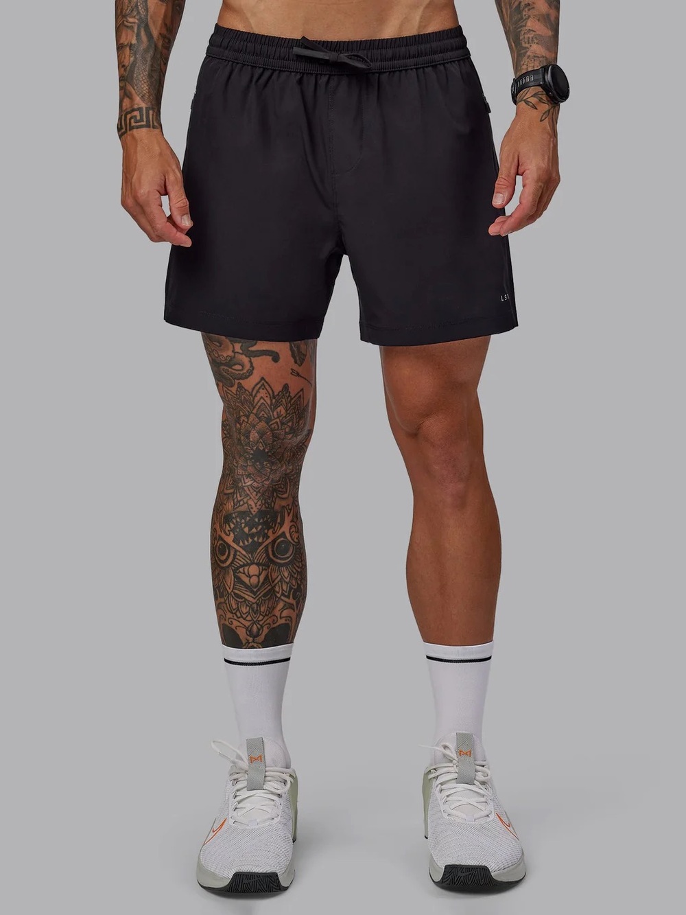 LSKD Men's Rep 5” Performance Short Black